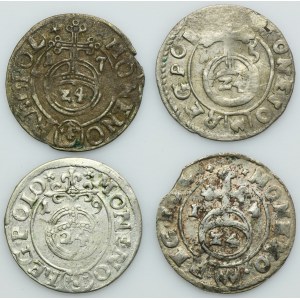 Lot, Sigismund III Vasa, 3 Polker Bromberg (4 pcs.)