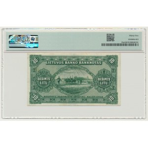 Lithuania, 10 Litu 1927 - PMG 35