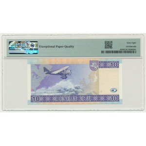 Lithuania, 10 Litu 2001 - PMG 68 EPQ - TOP POP