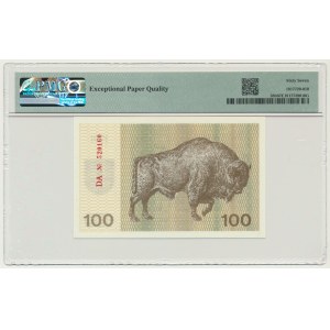 Lithuania, 100 Talonas 1991 - with text - PMG 67 EPQ