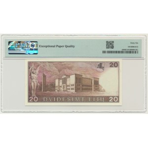 Lithuania, 20 Litu 1991 - PMG 66 EPQ