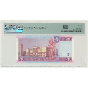 Lithuania, 20 Litu 2001 - PMG 70 EPQ - TOP POP