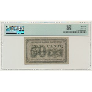 Lithuania, 50 Centu 1922 - PMG 35 - SCARCE