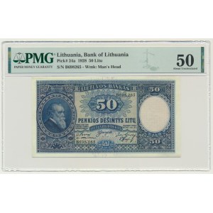 Lithuania, 50 Litu 1928 - PMG 50