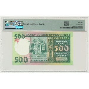 Madagascar, 500 Francs=100 Ariary (1974) - PMG 66 EPQ
