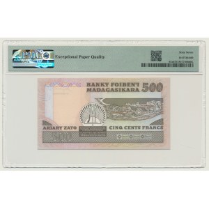 Madagascar, 500 Francs = 100 Ariary (1983-87) - PMG 67 EPQ