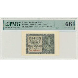 1 złoty 1941 - BB - PMG 66 EPQ