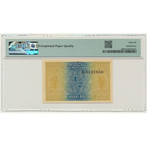 1/2 marka 1916 - Generał - PMG 66 EPQ