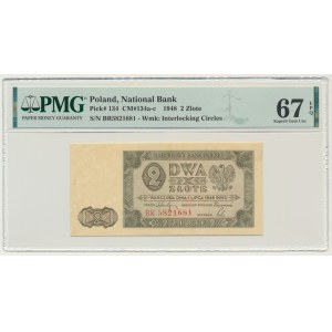 2 złote 1948 - BR - PMG 67 EPQ