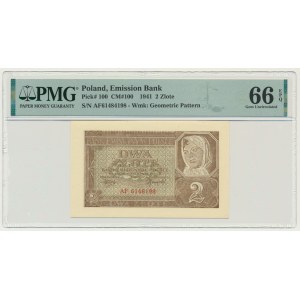 2 złote 1941 - AF - PMG 66 EPQ