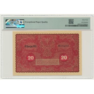 20 marek polskich 1919 - II Serja FH - PMG 64 EPQ