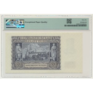 20 złotych 1940 - K - PMG 66 EPQ