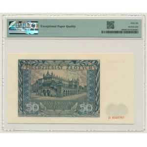 50 złotych 1941 - D - PMG 66 EPQ