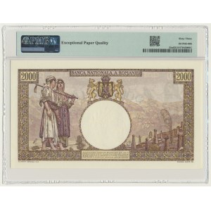 Romania, 2.000 Lei 1941 - PMG 63 EPQ