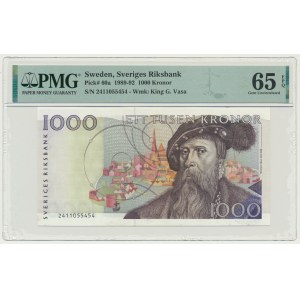 Suède, 1 000 couronnes (1989-92) - PMG 65 EPQ