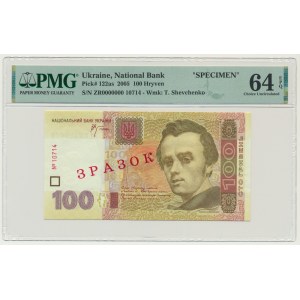 Ukraine, 100 Hryven 2005 - SPECIMEN - PMG 64 EPQ