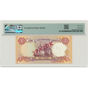 Ukraine, 2 Hryvni 2001 - SPECIMEN - PMG 63 EPQ