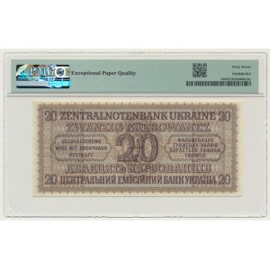 Ukraine, 20 Karbovanez 1942 - PMG 67 EPQ