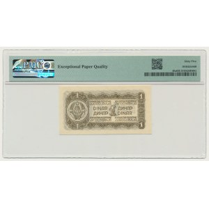Yugoslavia, 1 Dinar 1944 - PMG 65 EPQ