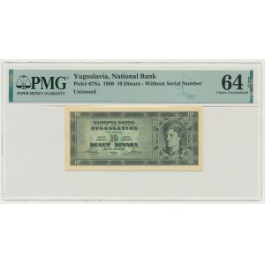 Yugoslavia. 10 Dinara 1950 - PMG 64 EPQ
