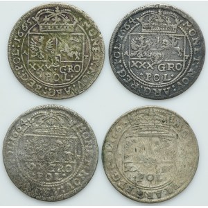 Lot, John II Casimir, Tymf (4 pcs.)