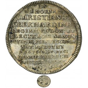 Augustus II the Strong, 1/3 Thaler posthumous Dresden 1727 IGS - RARE