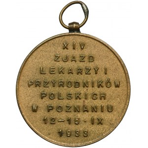 Commemorative Medal of the 14th Congress of Physicians and Naturalists Warsaw 1933