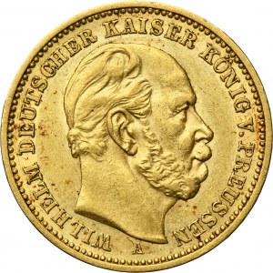 Allemagne, Royaume de Prusse, Guillaume Ier, 20 marks Berlin 1887 A