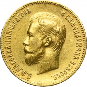 Russia, Nicholas II, 10 Rouble Petersburg 1902 AP