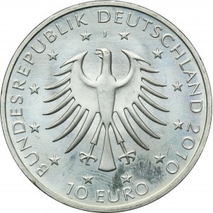 Germany, 10 Euro Hamburg 2010 J - Robert Schumann