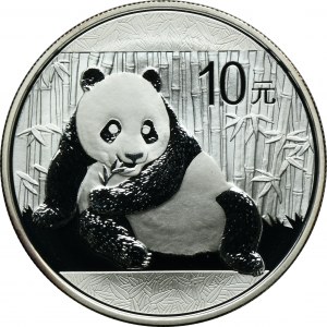 China, 10 Yuan 2015 - Panda