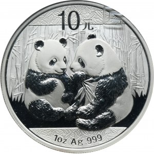China, 10 Yuan 2009 - Panda - GCN PR69