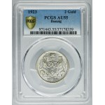 Free City of Danzig, 2 gulden 1923 - PCGS AU55
