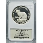 Nicaragua, 10.000 Cordobas Panama 1990 - Ocelot - GCN PR62