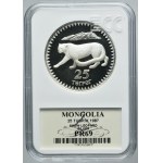 Mongolia, 25 Tögrög 1987 - Snow leopard - GCN PR69