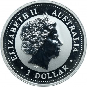 Australia, Elizabeth II, 1 Dollar Perth 2008 P - Kookaburra - GCN PR69