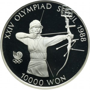 South Korea, 10,000 Won 1987 - Archery - GCN PR69