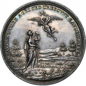 Silesia, Prussian rule, Friedrich II, Medal Peace of Teschen 1779 - RARE