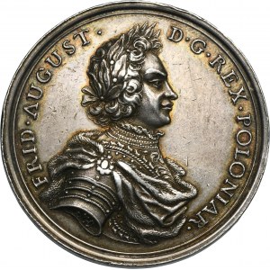 August II the Strong, Coronation Medal 1697 - RARE