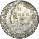1 1/2 rouble = 10 zloty Warsaw 1841 MW - RARE