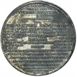 John III Sobieski, Thaler Siege of Vienna 1683 - NGC MS62