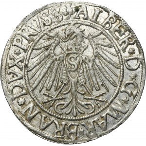 Duchy of Prussia, Albrecht Hohenzollern, Groschen Königsberg 1541 - PRVSS