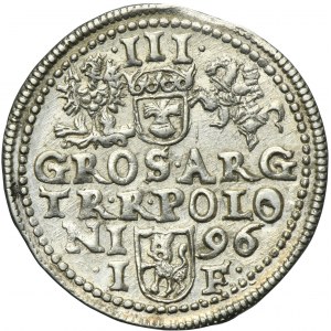 Sigismund III Vasa, 3 Groschen Olkusz 1596