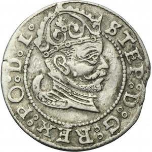 Stephen Bathory, Groschen Riga 1583 - L