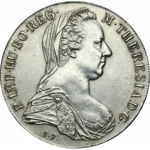 Austria, Maria Theresa, Thaler Wien 1780 SF - RESTRIKE