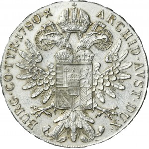 Austria, Maria Theresa, Thaler Wien 1780 SF - RESTRIKE