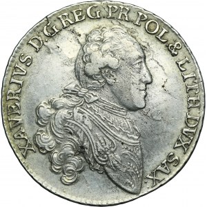 Xaver as administrator, 2/3 Thaler (gulden) Dresden 1764 EDC - RARE