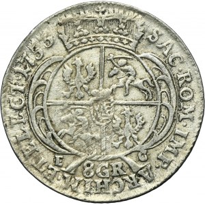 Augustus III of Poland, 8 Groschen Leipzig 1753 EC