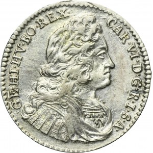 Austria, Karl VI, 6 Kreuzer Hall 1739