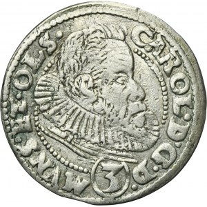 Silesia, Duchy of Münsterberg-Oels, Karl II, 3 Kreuzer Oels 1612